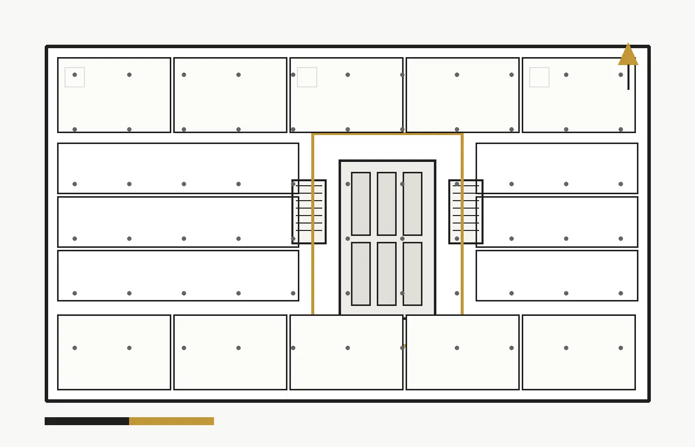 Hyderabad Court Corporate Tower 178 Typical Floor Plan